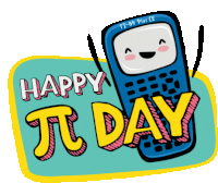Happy Pi Day Excited Sticker - Happy Pi Day Pi Day Excited Stickers