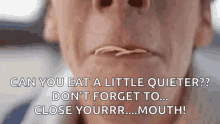 eating zoom in mouth open chips
