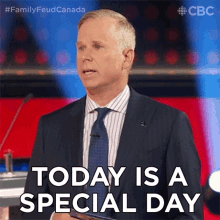 Today Is A Special Day For You Gerry Dee GIF - Today Is A Special Day For You Gerry Dee Family Feud Canada GIFs