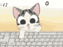 Anime Cat GIF - Anime Cat Type GIFs