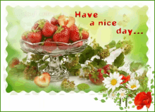 Have A Nice Day Good Morning GIF - Have A Nice Day Good Morning Strawberry GIFs