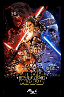 force awakens star wars movie poster