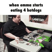 Emma Starts Eating Four Hotdogs Mad GIF - Emma Starts Eating Four Hotdogs Mad Angry GIFs