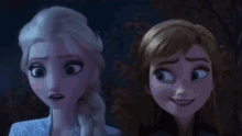 Frozen2 Queen Elsa GIF - Frozen2 Queen Elsa Princess Anna GIFs
