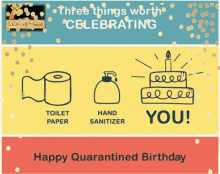 June Birthday Happy Quarantined Birthday GIF - June Birthday Happy Quarantined Birthday Toilet Paper GIFs