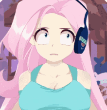 Gamer anime girl cute Game Anime