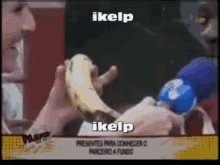 Uma Banana Ikelp GIF - Uma Banana Ikelp Mic GIFs