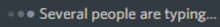 typing discord several people are typing