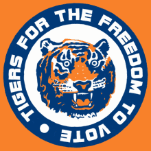 Tigers For The Freedom To Vote Detroit GIF - Tigers For The Freedom To Vote Detroit Tigers GIFs