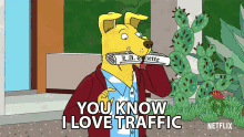 You Know I Love Traffic Excited GIF - You Know I Love Traffic Excited No Big Deal GIFs
