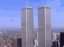 Twin Towers South Tower GIF - Twin Towers South Tower North Tower GIFs
