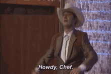 Howdy, Chef - Hells Kitchen GIF - Howdy Cowboy Hells Kitchen GIFs