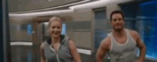 Jennifer Lawrence Chris Pratt GIF - Jennifer Lawrence Chris Pratt Aurora Lane GIFs