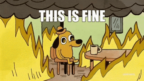 This Is Fine GIFs | Tenor