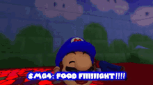 Smg4 Food Fight GIF - Smg4 Food Fight Supermarioglitchy4 GIFs