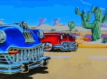 Milky Way Red And Blue Car GIF - Milky Way Red And Blue Car Milky War Bar GIFs