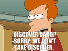 futurama discover card credit card