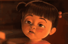 You Save Tv For The Morning When You Won'T Be Sleepy GIF - Monster Inc Boo Sleepy GIFs