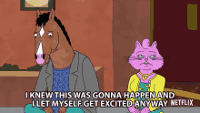 i knew this was gonna happen and i let myself get excited anyway amy sedaris princess carolyn will arnett bojack horseman i knew this was gonna happen and i let myself get excited anyway amy sedaris princess carolyn will arnett bojack horseman