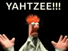Beaker Yahtzee GIF - Beaker Yahtzee Muppets GIFs
