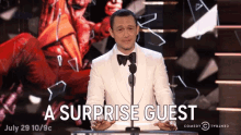 A Surprise Guest Has Stopped By Hosting GIF - A Surprise Guest Has Stopped By Hosting Joseph Gordon Levitt GIFs