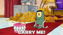 Carry Me Dentures GIF - Carry Me Dentures Bossy GIFs