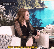 That Must Be Exhausting, It'S.Co.Gif GIF - That Must Be Exhausting It'S.Co Emma Stone GIFs