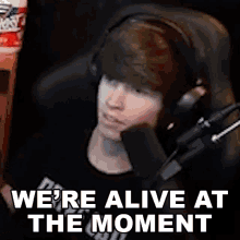 Were Alive At The Moment Casey Kirwan GIF - Were Alive At The Moment Casey Kirwan Were Still Living GIFs