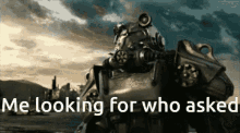 Fallout Fallout4 GIF - Fallout Fallout4 Me Looking For Who Asked GIFs