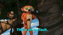 All Hail King Julien Clover GIF - All Hail King Julien Clover This Is All My Fault GIFs