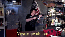 Viva Le Revolution Jontron GIF - Viva Le Revolution Jontron Gun GIFs