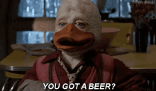 Howard The Duck You Got A Beer GIF - Howard The Duck You Got A Beer Beer GIFs