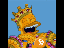 Homer Simpson Bitcoin GIF - Homer Simpson Bitcoin King GIFs