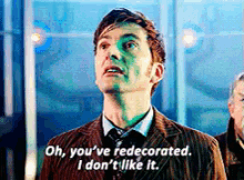 Doctor Who Redecorated GIF - Doctor Who Redecorated Tennant GIFs