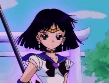 Sailor Saturn セーラーサターン  セーラームーン　セーラー服 GIF - Sailor Saturn Sailor Moon Sailor GIFs