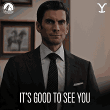 Its Good To See You Jamie Dutton GIF - Its Good To See You Jamie Dutton Wes Bentley GIFs