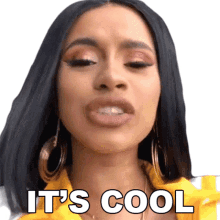 its cool cardi b pretty cool nice awesome its cool cardi b pretty cool nice awesome