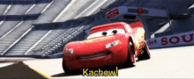 kachow cars lightning mc queen pixar disney