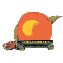 vote january5th jan5 peach georgia peach allman brothers vote january5th jan5 peach georgia peach allman brothers