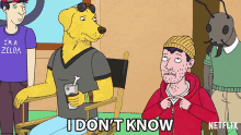 i dont know todd chavez aaron paul mr peanutbutter paul f tompkins i dont know todd chavez aaron paul mr peanutbutter paul f tompkins