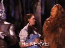 The Nerve Wizard Of Oz GIF - The Nerve Wizard Of Oz The Cowardly Lion GIFs