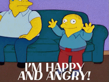 I'M Happy And Angry - Bipolar GIF - Bipolar Happy And Angry Angry -  Discover & Share GIFs