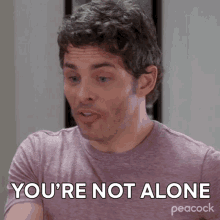 Youre Not Alone James Marsden GIF - Youre Not Alone James Marsden Criss Chros GIFs