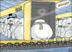 Poop Icecream GIF - Poop Icecream Snowman - Discover & Share GIFs