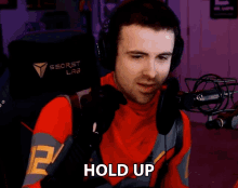 Hold Up Benjamin Lupo GIF - Hold Up Benjamin Lupo Uphold GIFs