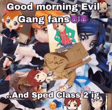 Teru Tendou Evil Gang GIF - Teru Tendou Evil Gang Good Morning GIFs