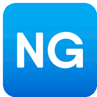 Ng Button Symbols Sticker - Ng Button Symbols Joypixels Stickers
