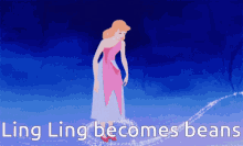 ling ling becomes beans magic dress cinderella disney princess