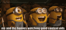 Good Content Good Content Video GIF - Good Content Good Content Video Minions GIFs