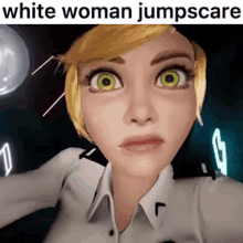 White Woman Jumpscare Fnaf GIF - White Woman Jumpscare Fnaf Jumpscare GIFs